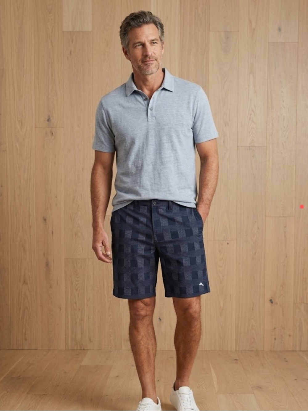 Tommy Bahama Blue Check Performance Shorts